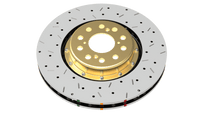 DBA 03 - 08 Infiniti G35 (w/Brembo Brakes) Front 5000 Series Drilled and Slotted Rotor w/Black Hat - My Store