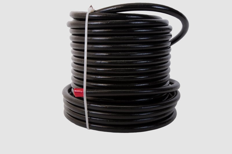 Aeromotive PTFE SS Braided Fuel Hose - Black Jacketed - AN - 06 x 20ft - My Store