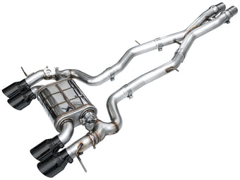 compare product AWE Tuning 23-24 BMW G87 M2 SwitchPath Edition Exhaust - Diamond Black Tips