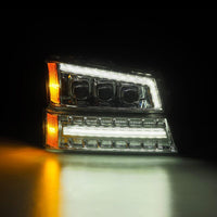 AlphaRex 03 - 06 Chevy Silverado 1500/2500HD/3500HD/Avalanche Chrome NOVA LED Proj Headlights - My Store