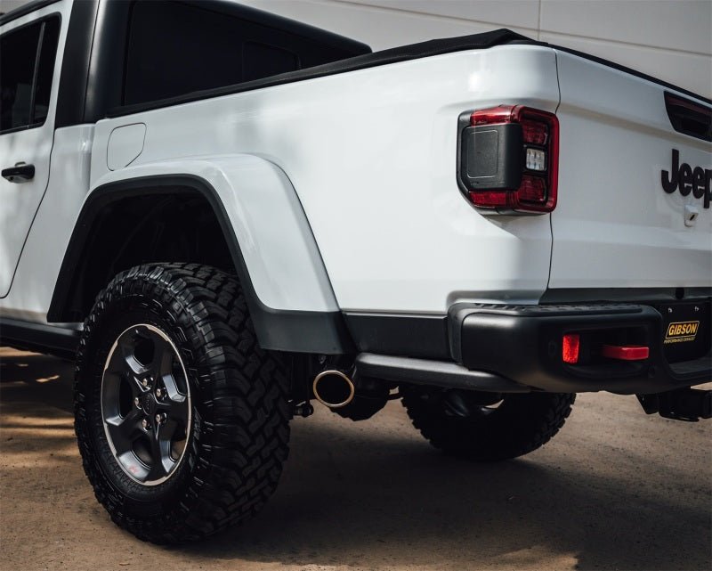 Gibson 20 - 22 Jeep Gladiator JT Rubicon 3.6L 3in Cat - Back Single Exhaust - Stainless - My Store