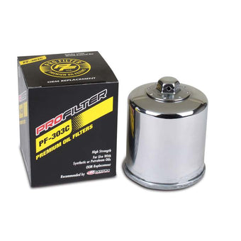 compare product ProFilter Honda/Kawasaki/Polaris/Yamaha Spin-On Chrome Various Performance Oil Filter