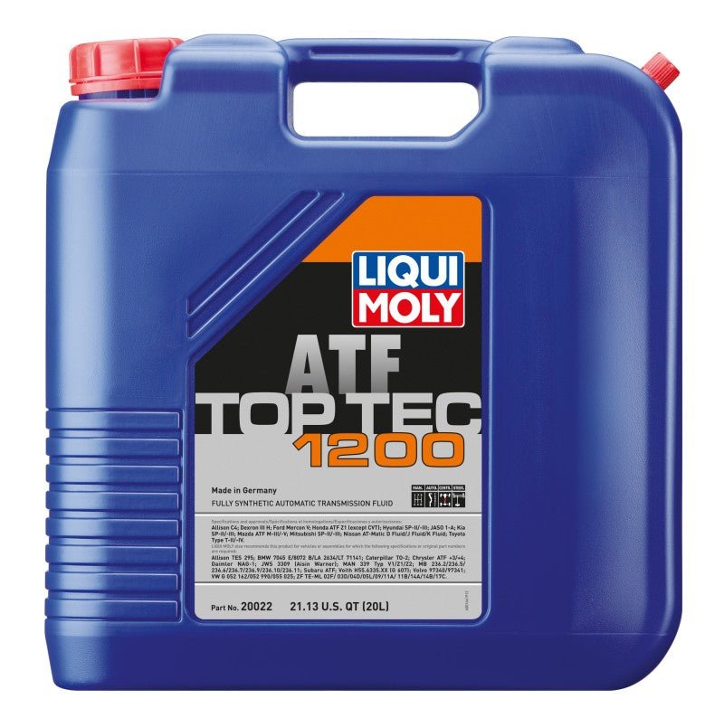LIQUI MOLY 20L Top Tec ATF 1200 - My Store