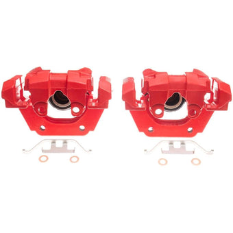compare product Power Stop 10-15 BMW 550i GT Rear Red Calipers - Pair