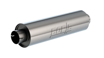 compare product Borla Universal Muffler 6.75 X 24.00in LG. X 3.53 I.D. w/Nipples Notched, OAL 29.00in
