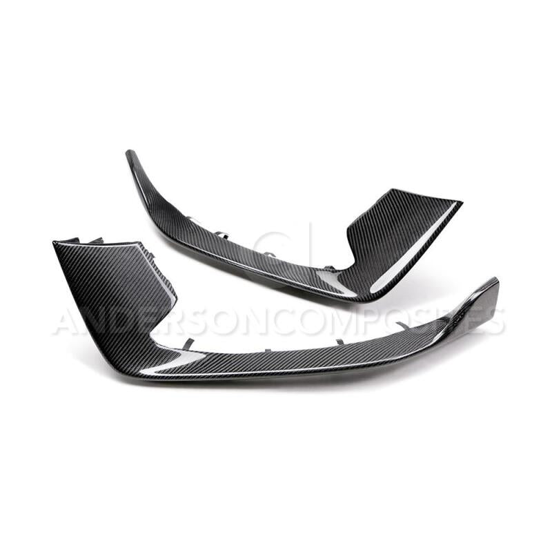 Anderson Composites 15 - 20 Ford Mustang Shelby GT350 Carbon Fiber Bumper Inserts - My Store