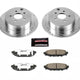 Power Stop 16 - 18 Subaru Crosstrek Rear Z26 Street Warrior Brake Kit - My Store