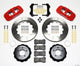Wilwood AERO6 Front Hat Kit 14.25 Red 2006 - 10 Magnum/Challenger/Charger/300C - My Store