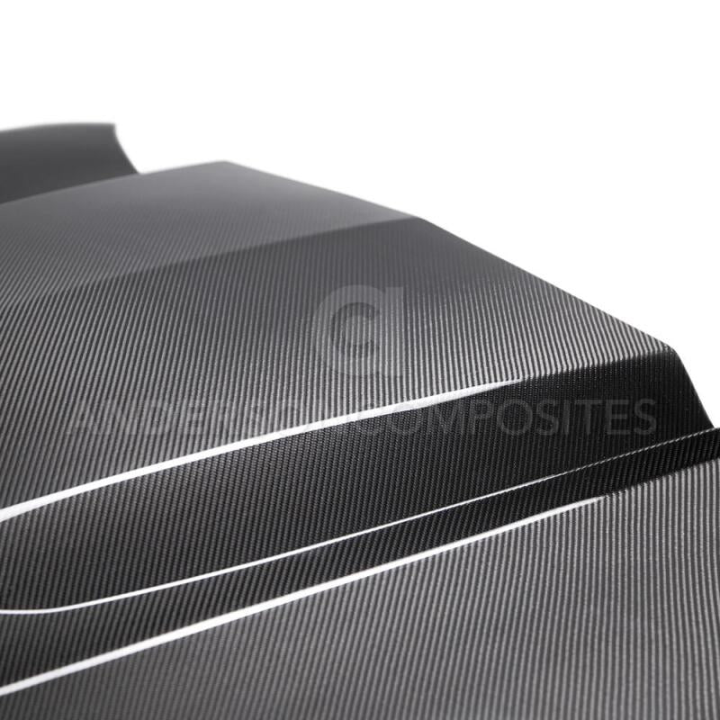 Anderson Composites 2016+ Type - AZ Camaro Double Sided Fiber Hood - My Store