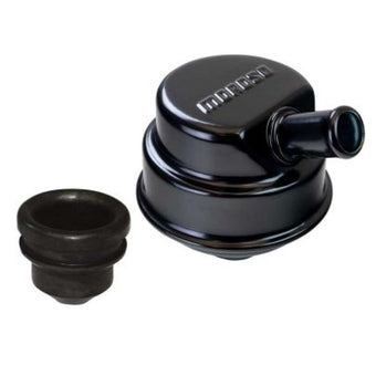 compare product Moroso 1-1/4in ID Push-In Oil Separator Breather - Black