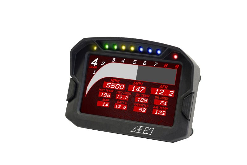 AEM CD - 5LG Carbon Logging Digital Dash Display w/ Internal 10Hz GPS & Antenna - My Store