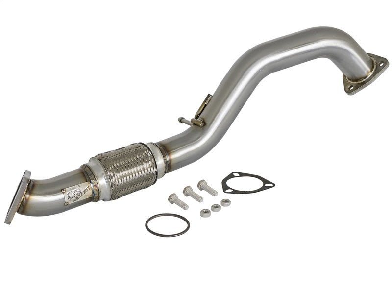 aFe Power Elite Twisted Steel 16 - 17 Honda Civic I4 - 1.5L (t) 2.5in Rear Down - Pipe Mid - Pipe - My Store