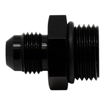 compare product DeatschWerks 8AN ORB Male to 6AN Male Flare Adapter (Incl O-Ring) - Anodized Matte Black