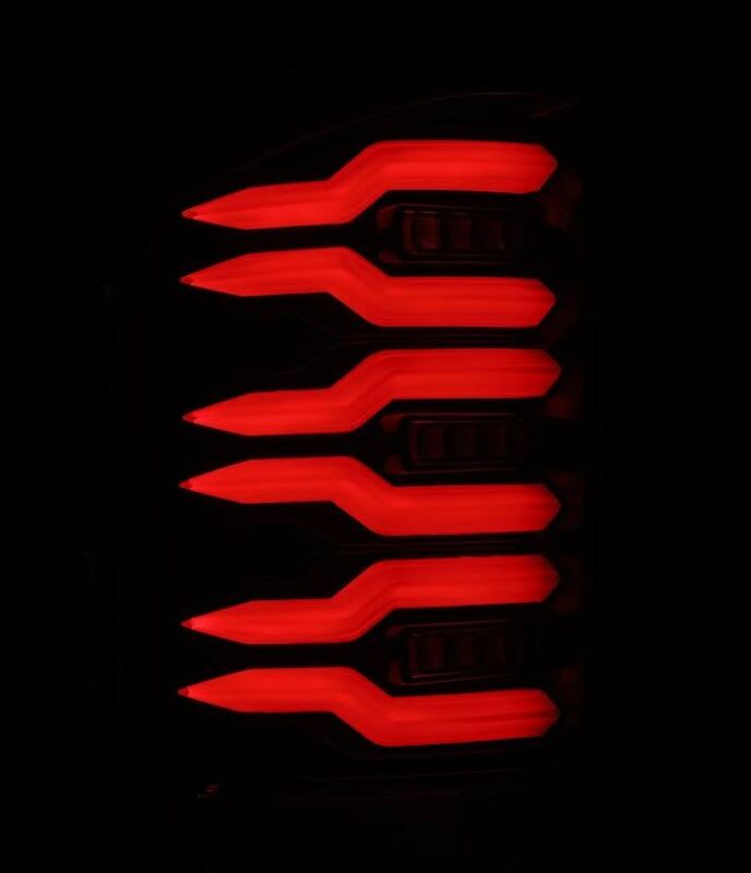 AlphaRex 07 - 13 Chevrolet Silverado 1500 (Ex. Hybrid Models) LUXX - Series LED Tail Lights Alpha - Black - My Store