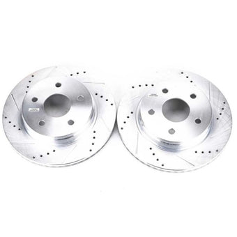 compare product Power Stop 07-09 Chrysler Aspen Front Evolution Drilled & Slotted Rotors - Pair