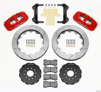 compare product Wilwood AERO6 Front Hat Kit 15.00 Red 97-04 Corvette C5/Z06 05-13 C6
