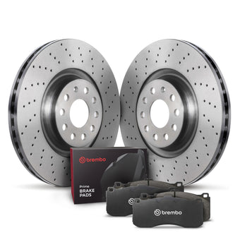 compare product Brembo OE 97-99 Audi A4/A4 Quattro Front Disc Brake Kit