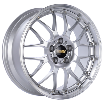 compare product BBS RS-GT 19x9.5 5x120 ET40 CB72.5 Diamond Silver Center Diamond-Cut Rim Wheel - PFS/Clip Req