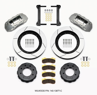 compare product Wilwood TX6R Front Kit 16.00in Clear Ano 1999-2010 GM H2 Truck/SUV 2500