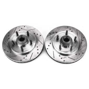 compare product Power Stop 99-02 Ford Expedition Front Evolution Drilled & Slotted Rotors - Pair