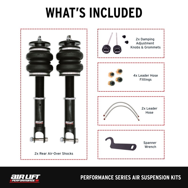 Air Lift 15 - 20 Acura TLX / 13 - 17 Honda Accord Rear Performance Air Suspension Kit - My Store