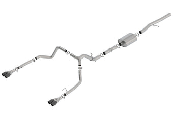compare product Borla 19 Chevrolet Silverado/GMC Sierra 1500 6.2L SS ATAK Catback Exhaust - Black Chrome Tips