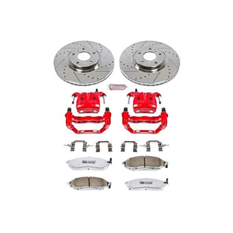 compare product Power Stop 03-04 Infiniti M45 Front Z26 Street Warrior Brake Kit w/Calipers