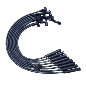 compare product Moroso SB Chrysler Mopar 273/318/340/360 Str Plug HEI Ultra Spark Plug Wire Set - Black