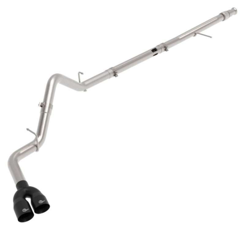 aFe Rebel XD Series 3in 304SS DPF - Back 20 - 21 GM Trucks L6 - 3.0L (td) LM2 - Dual Black Tip - My Store