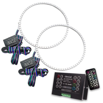 compare product Oracle Jeep Wrangler JL/Gladiator JT LED Surface Mount Headlight Halo Kit ColorSHIFT 2
