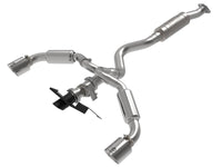 aFe 23 - 24 Toyota GR Corolla L3 1.6L (t) Gemini XV 3in to 2 - 1/2in Cat Back Exhaust w/ Polished Tips - My Store
