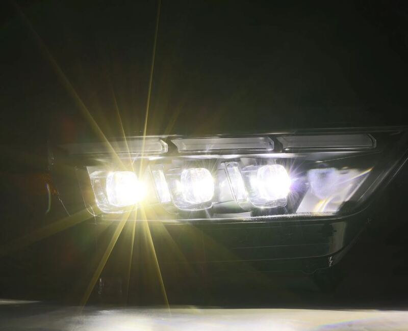 AlphaRex 15 - 17 Ford Mustang NOVA LED Proj Headlights Black w/Activ Light/Seq Signal/Switch DRL - My Store