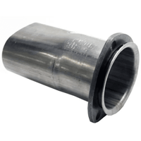 Granatelli 3.0in Round to 3.0in Oval Exhaust Adapter w/Floating 3 Bolt Header Flange - My Store