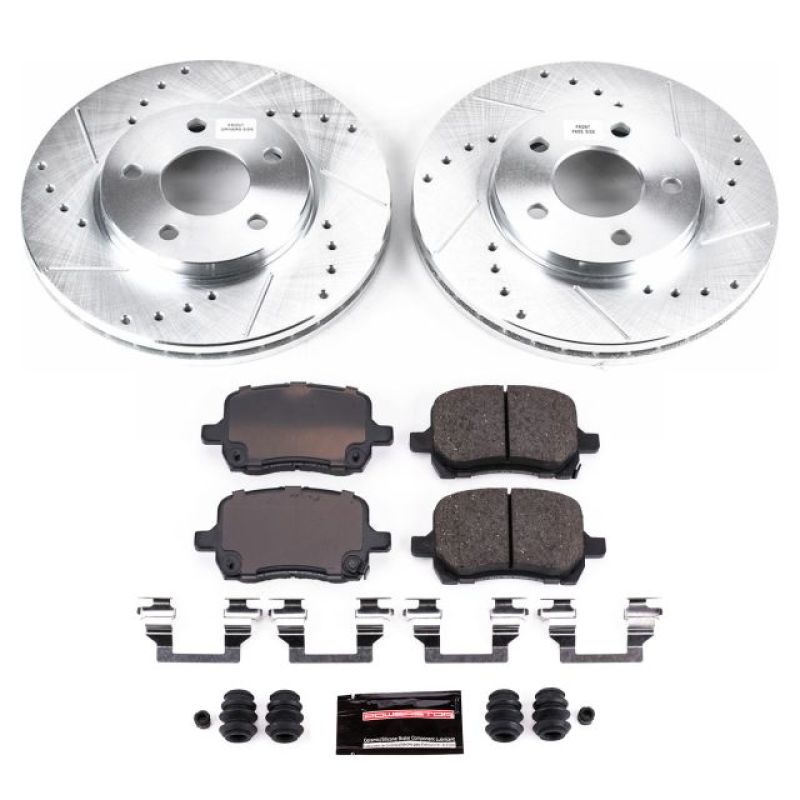 Power Stop 04 - 08 Chevrolet Malibu Front Z23 Evolution Sport Brake Kit - My Store