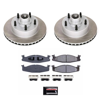 compare product Power Stop 94-96 Ford F-150 Front Semi-Coated Rotor Kit