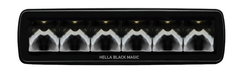 Hella Universal Black Magic 6 L.E.D. Mini Light Bar - Spot Beam - My Store