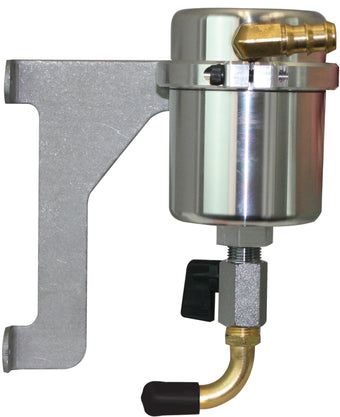 compare product Moroso 12-18 Jeep 3.6L JK Air/Oil Separator Catch Can - Large Body - Billet Aluminum