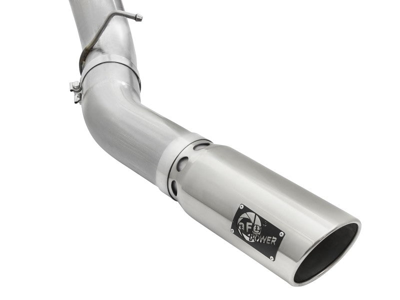 aFe Atlas Exhaust 5in DPF - Back Aluminized Steel w/ Polished Tips 16 - 17 GM Diesel Truck V8 - 6.6L (td) - My Store