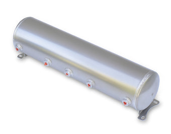 compare product Ridetech Air Tank 5 Gallon Aluminum w/ 5- 1/4in Ports and 1-1/8in Port