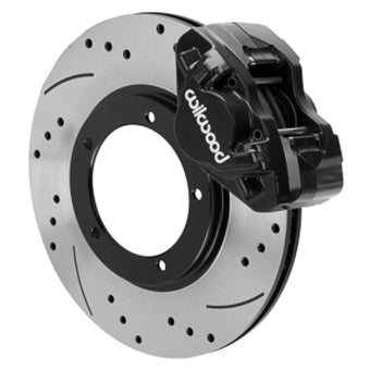 compare product Wilwood 69-74 Porsche 911 D31 11.10in. Front Brake Kit w/ Flex Lines - Drilled Rotors (Black)