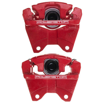 compare product Power Stop 07-18 Jeep Wrangler JK Rear Red Caliper Pair w/Bracket