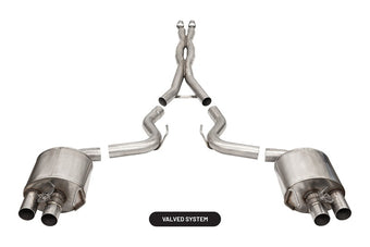 compare product Corsa 2015-2020 Ford Mustang GT350/R 5.2L V8 Dual Rear Cat-Back- Stainless Dual Rear Exit
