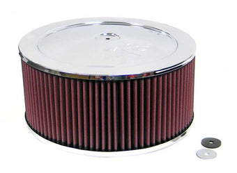 compare product K&N Universal Custom Air Filter - Round 7.3125in Flange / 11in OD / 7in Height