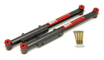 compare product BMR 91-96 B-Body Non-Adj. Extended Length Lower Control Arms (Polyurethane) - Black Hammertone