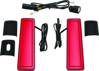 compare product Kuryakyn Tracer Filler Panel Lights Red Lens