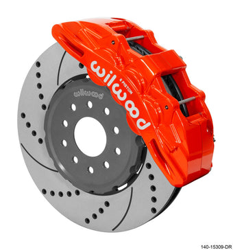 compare product Wilwood SX6R Front Brake Kit 14in SRP Slotted/Drilled Red 05-13 Chevy Corvette