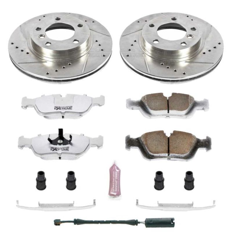 Power Stop 92 - 98 BMW 318i Front Z26 Street Warrior Brake Kit - My Store
