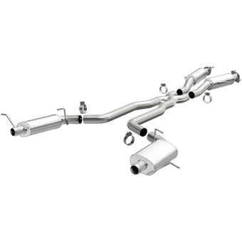 compare product MagnaFlow 12 Jeep Grand Cherokee V8 6.4L Dual Split Rear Exit Stainless Cat Back Performance Exhaust