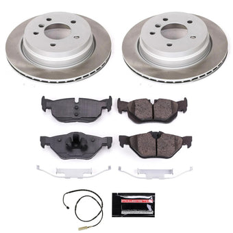 compare product Power Stop 11-13 BMW 328i xDrive Rear Semi-Coated Rotor Kit