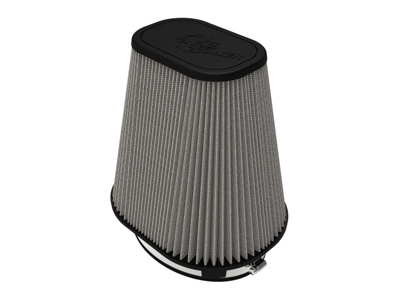 aFe Magnum FLOW Universal Pro DRY S Air Filter (7.5x5.5)in F (9.25x7.25)in B x (6x4)in T x 9in H - My Store